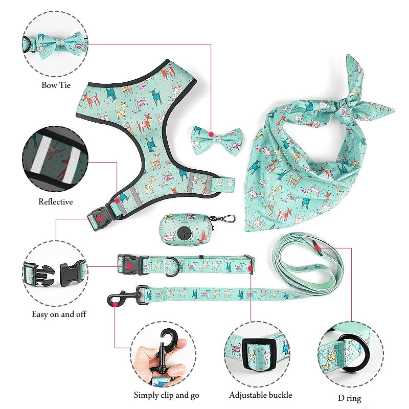 Vibrant Life Dog Harness Set