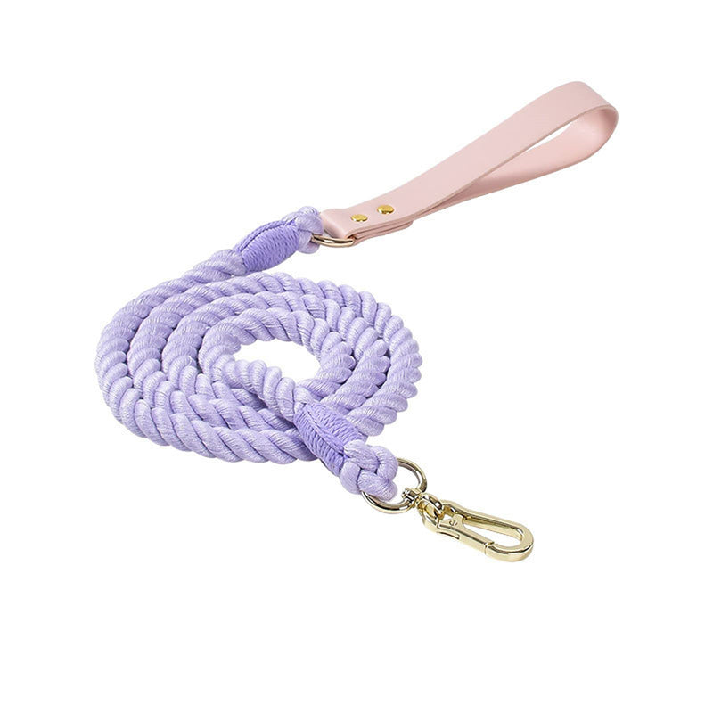 Handmade Lavender Leash Set