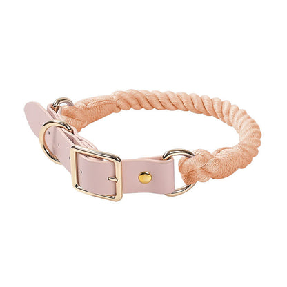 Handmade Blush Pink Leash Set