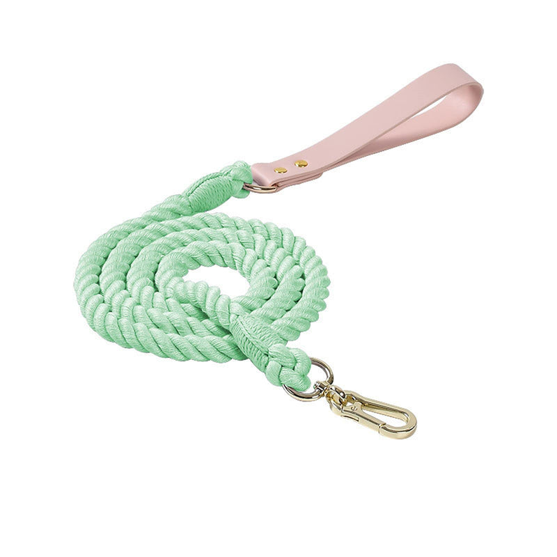 Handmade Mint Leash Set