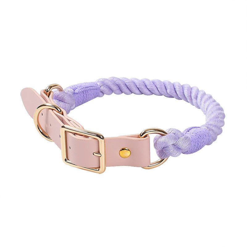 Handmade Lavender Leash Set