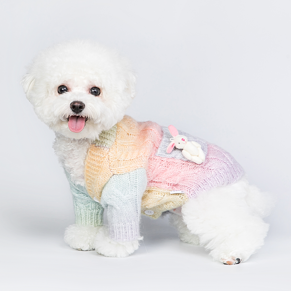 Cute Candy-colored Sweater for Small Dogs - Ideal for Cats too!