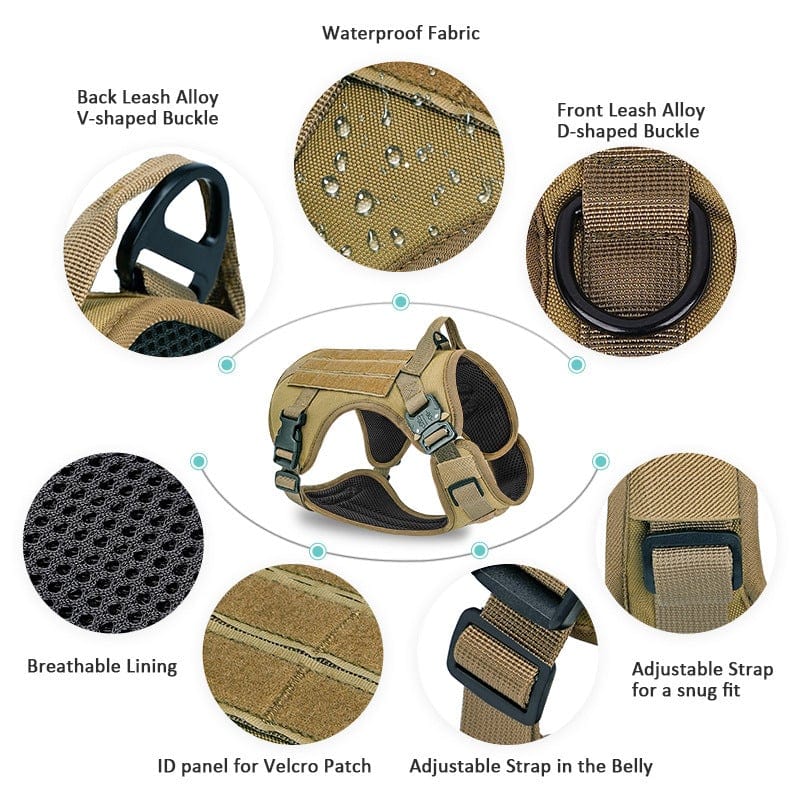 No Pull Dog Tactical Harness