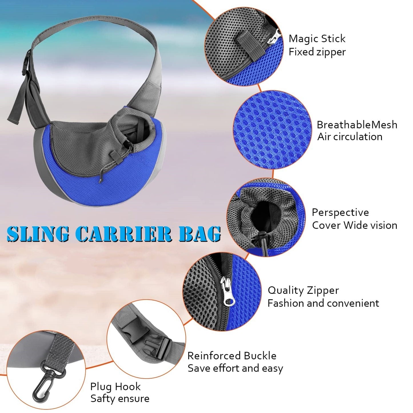 Sling Carrier Bag - Navy Blue