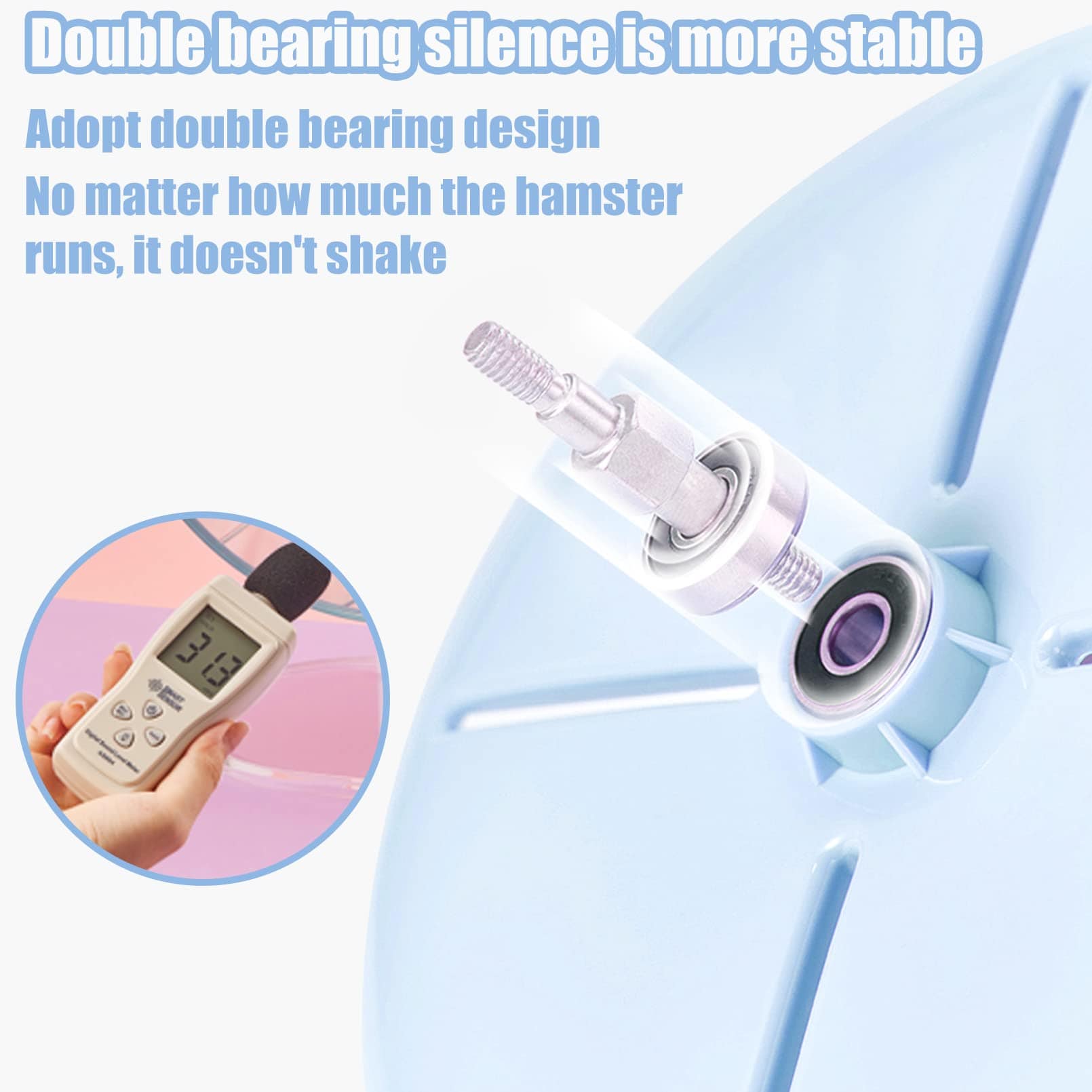 Super-Silent Hamster Runner Wheels